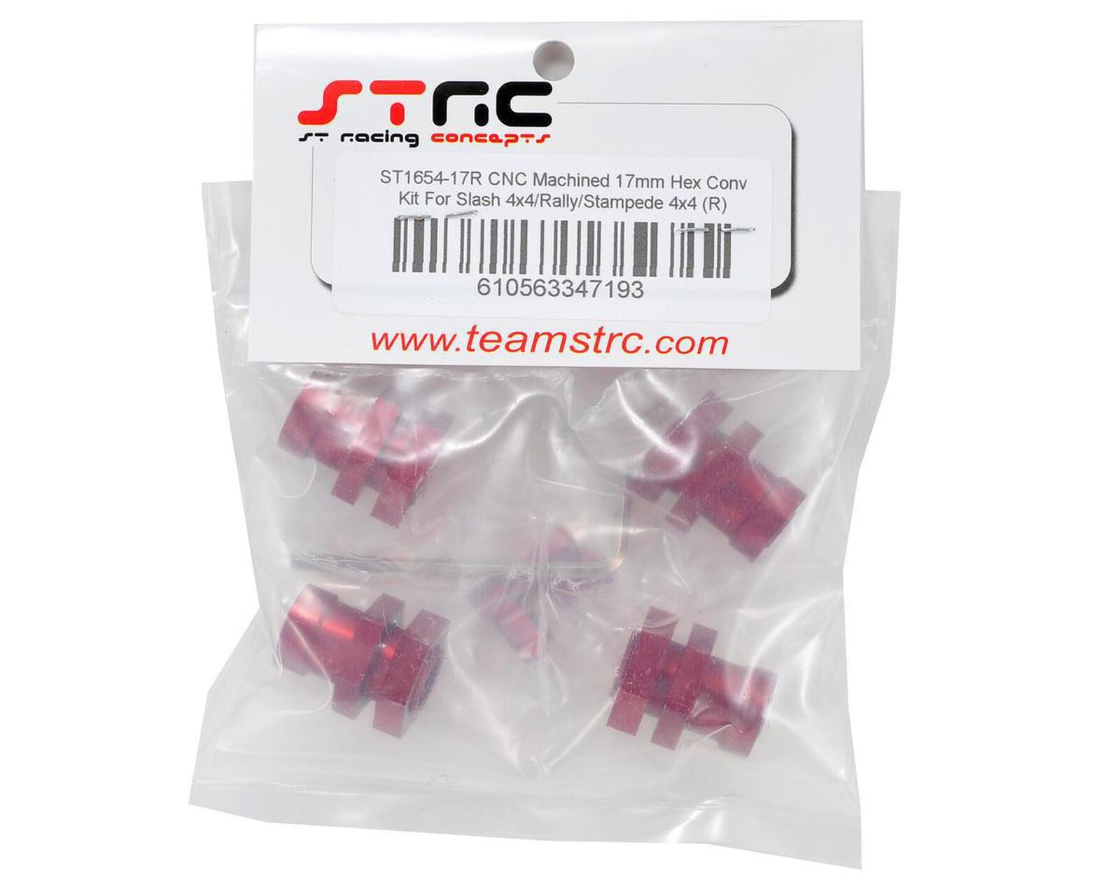 17mm Hex Conversion Kit (Red)