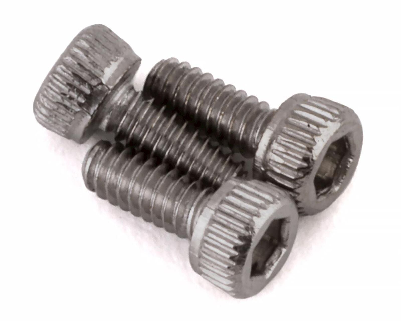 SCX24 1.0” Aluminum/Brass 5-Slot Beadlock Wheels (Silver) (2) (24g)