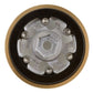1.0” Boxer Aluminum/Brass Beadlock Wheels (Silver) (2) (25g)