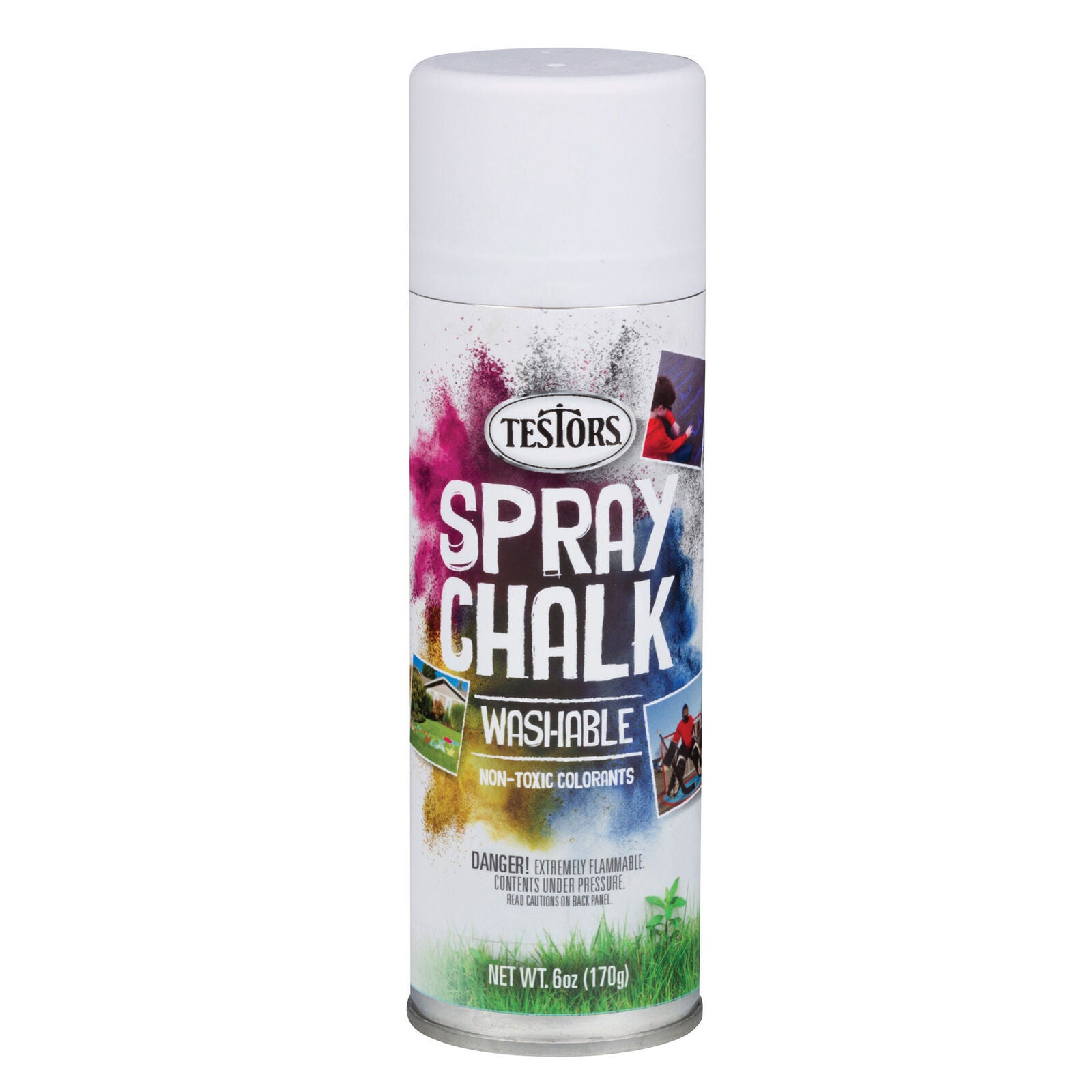 Testors Spray Chalk White, 6oz.