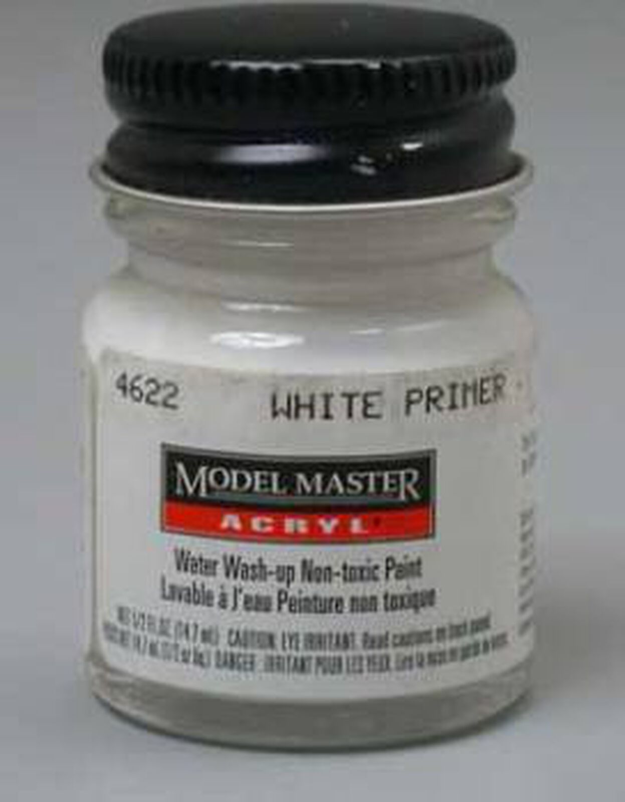 Model Master Paint, White Primer Acrylic 1/2 Oz