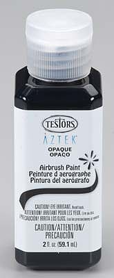 Aztek Airbrush Paint, Opaque Black Acrylic 2 Oz