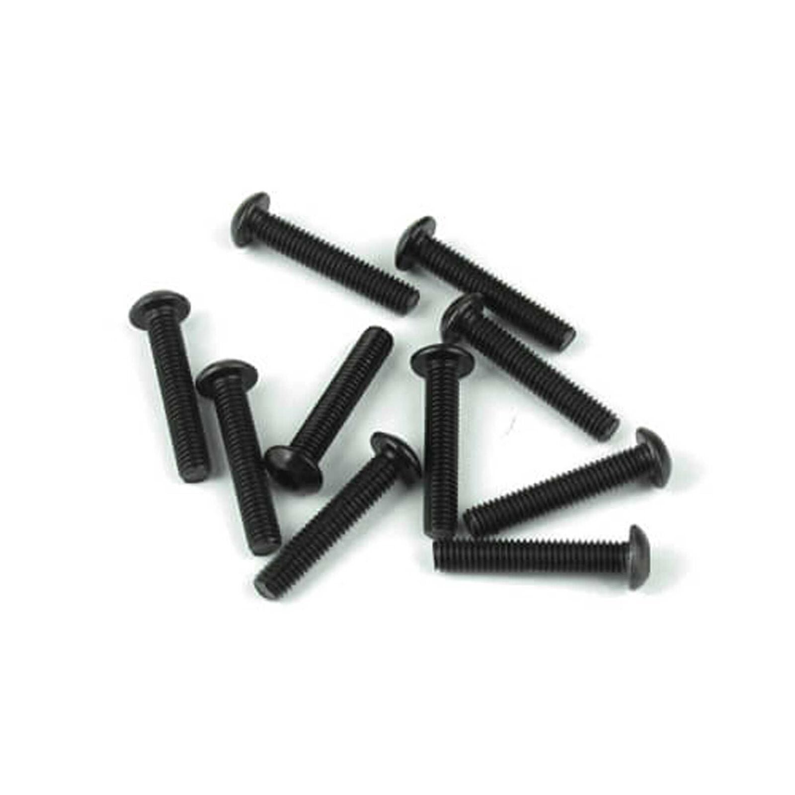 M3x16mm Button Head Screws, Black (10)