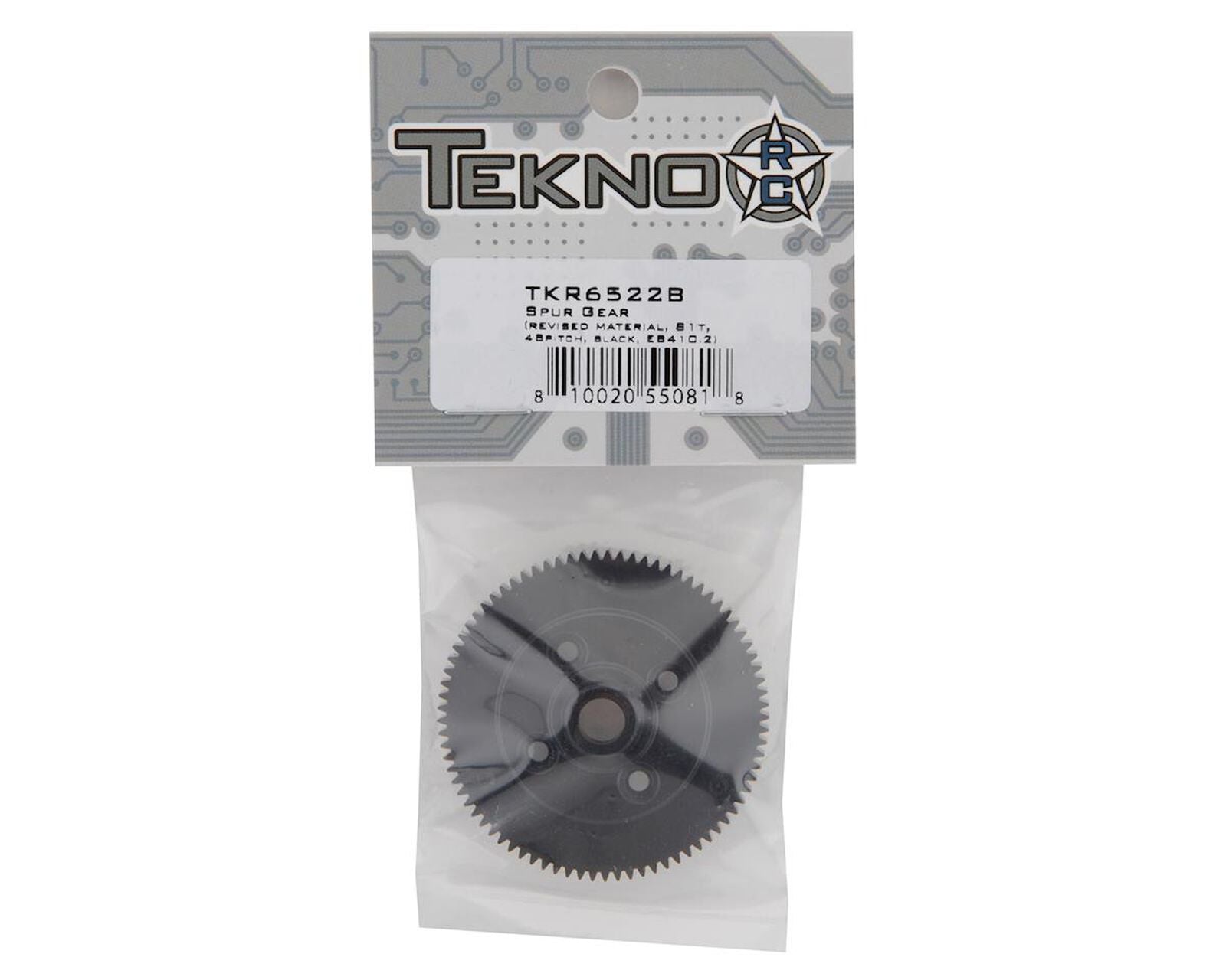 Spur Gear (revised material, 81t, 48pitch, black, EB410.2)