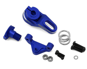 Promoto MX CNC Aluminum Servo Saver w/Spring (25T/23T) (Blue)