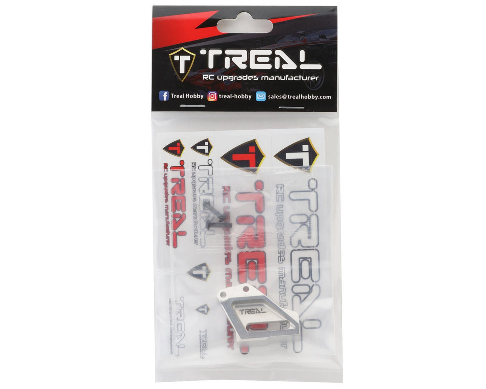 Treal Hobby Losi Promoto MX CNC Aluminum Chain Guard (Silver)