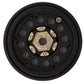 Type A 1.0" 12-Hole Brass Beadlock Wheels (Black) (4) (40g)
