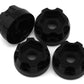 Type D 1.0" Concave 6-Spoke Beadlock Wheels (Black) (4)