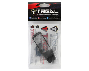 Treal Hobby SCX6 Adjustable Aluminum Servo Mount (Black)