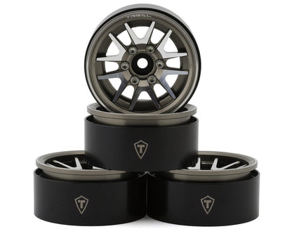 Type L 1.9" V-Spoke Beadlock Wheels (Titanium) (4)