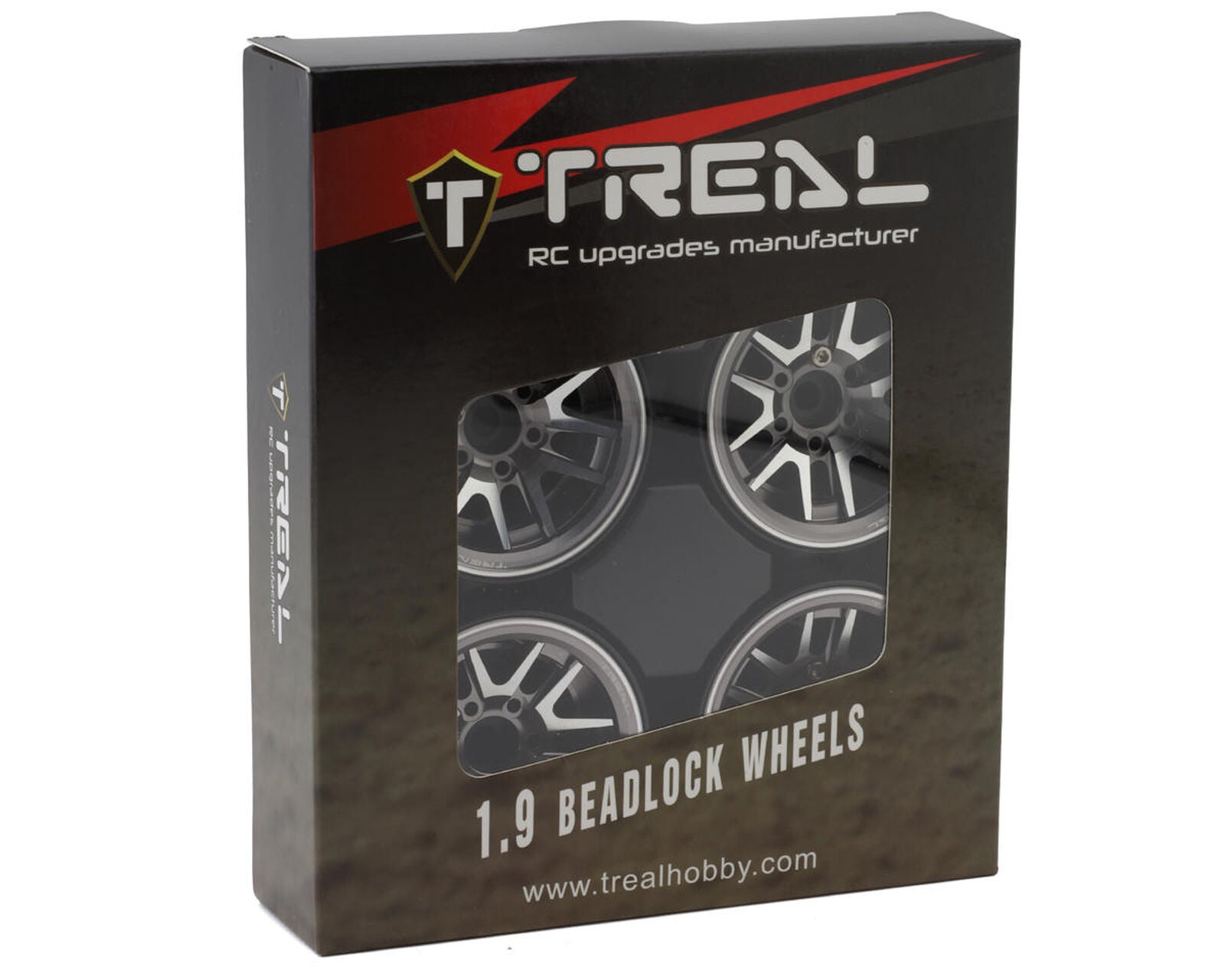 Type L 1.9" V-Spoke Beadlock Wheels (Titanium) (4)