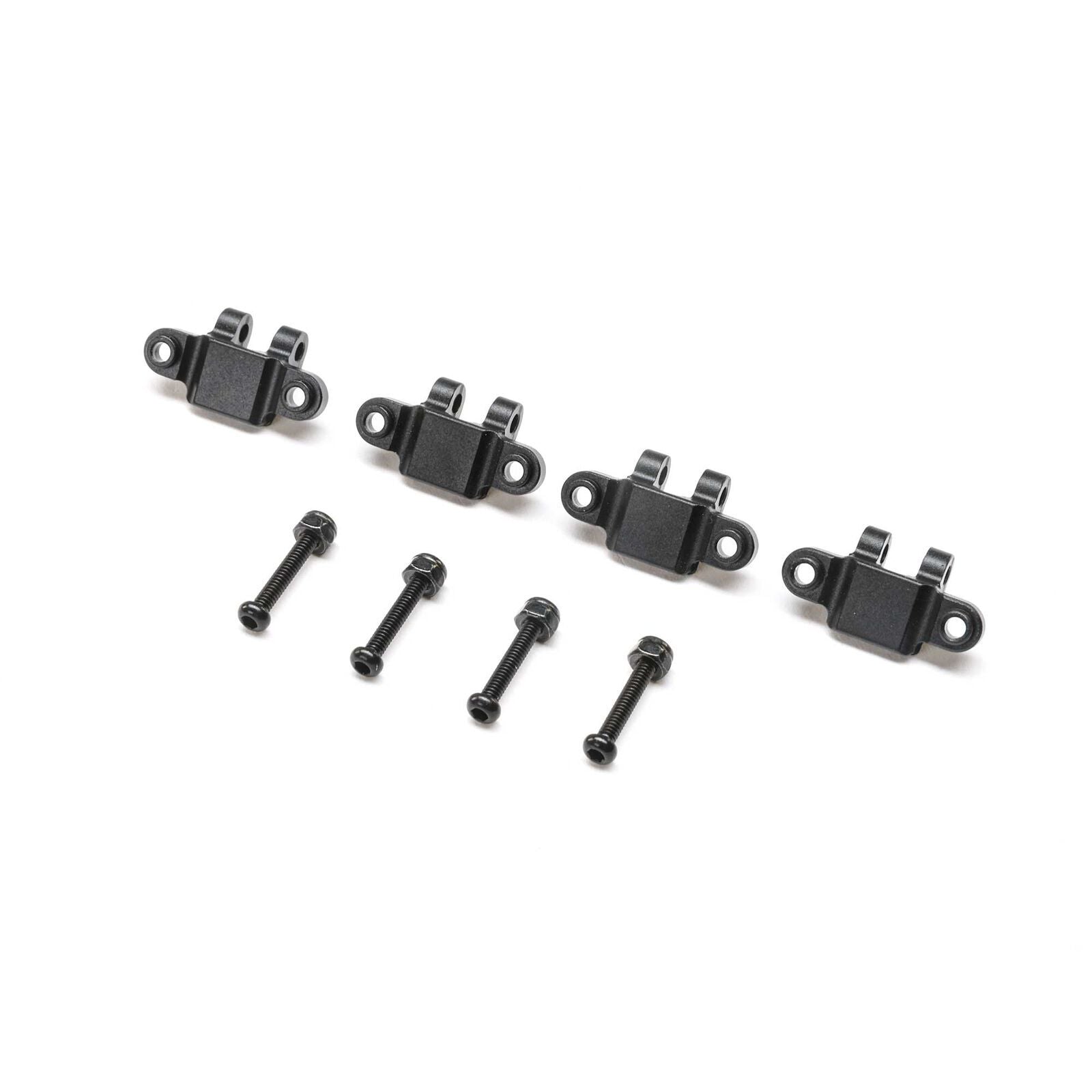 Aluminum Lower Shock Mount, Black: Mini LMT (4)