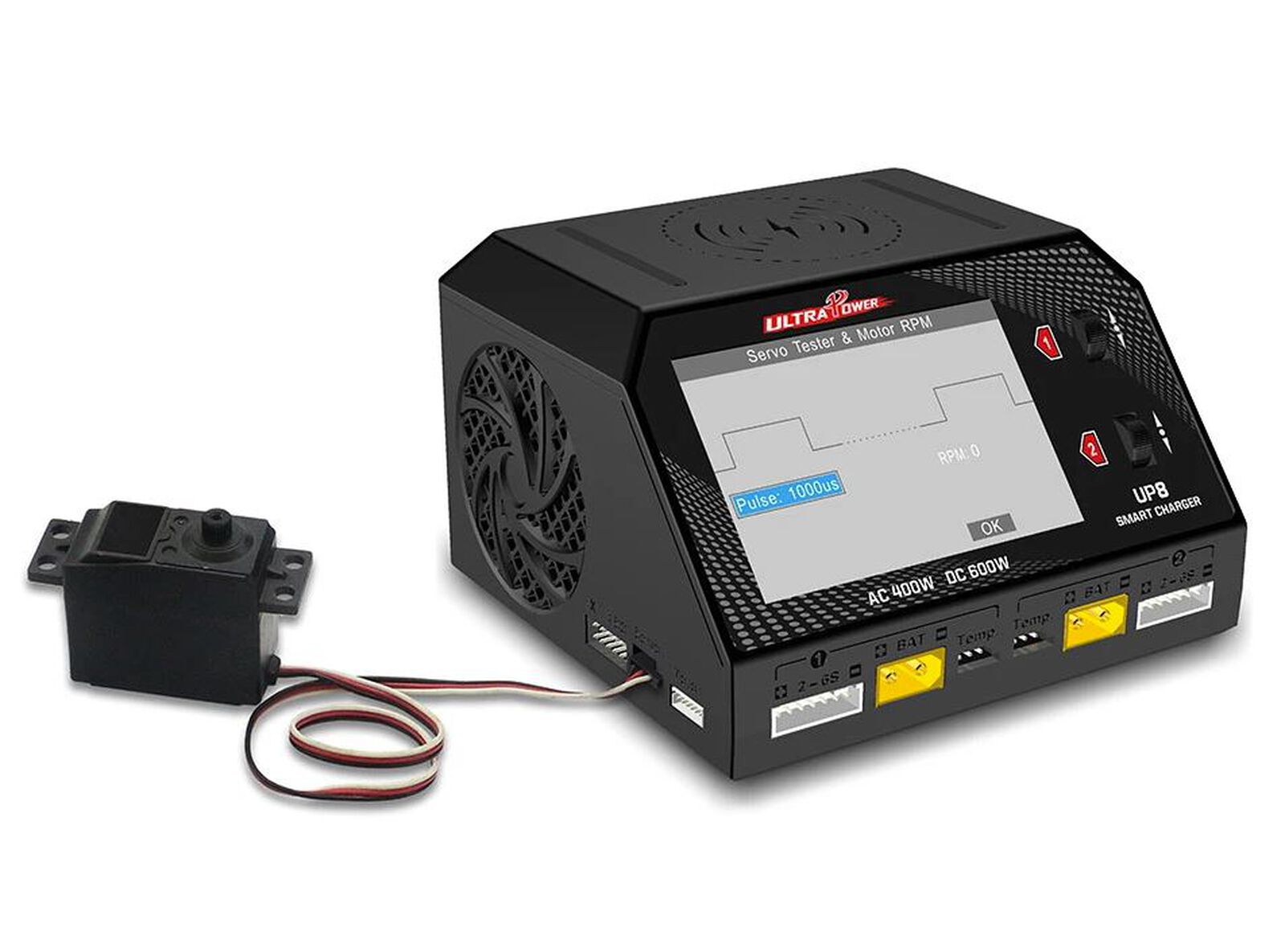 Ultra Power UP8 AC 400W/ DC 600W Dual Channel Charger Discharger Tester UPTUP8