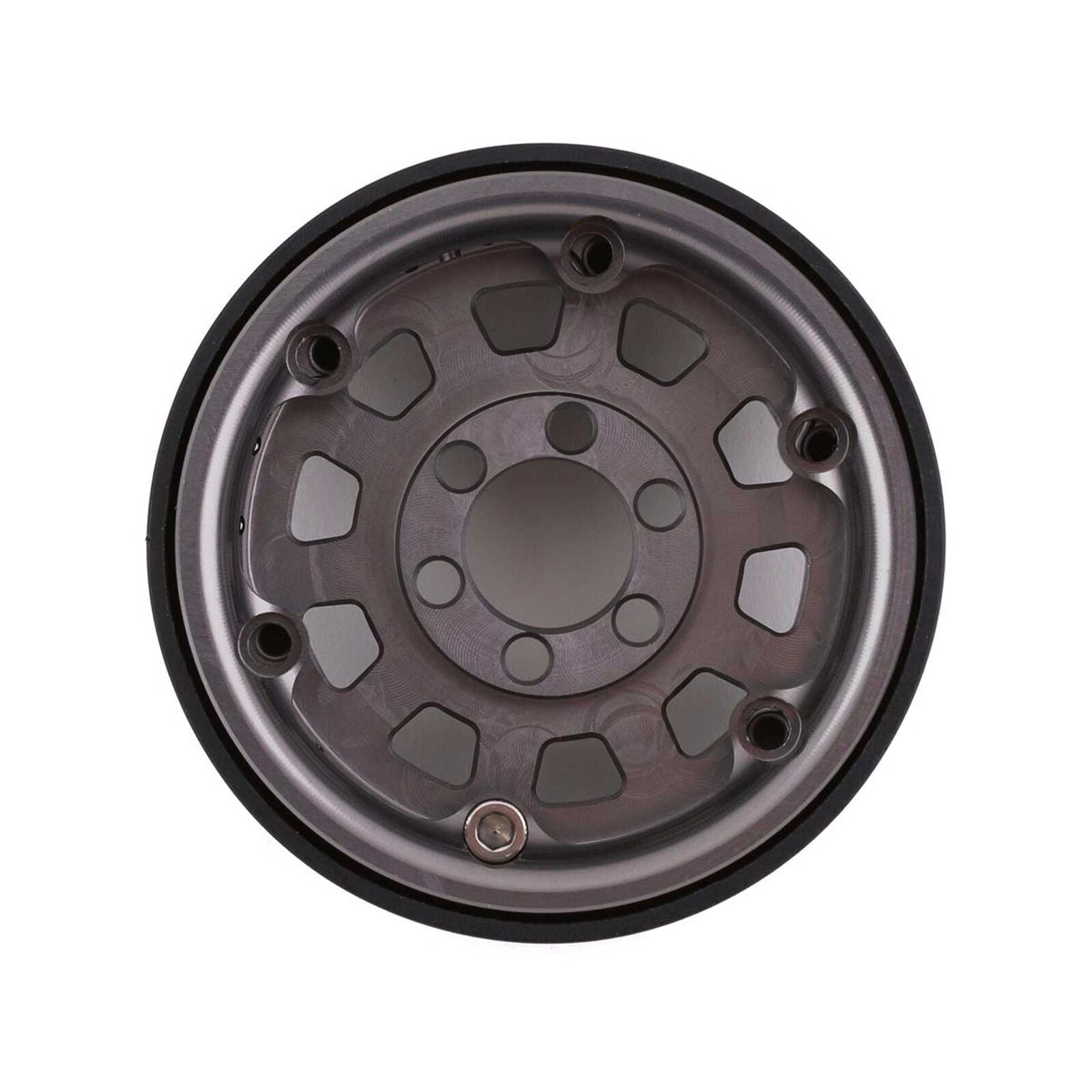 KMC KM236 Tank 1.9" Beadlock Crawler Wheels (Grey) (2)