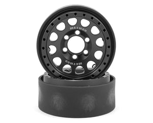 Method 105 1.9" Beadlock Crawler Wheels (Grey/Black) (2)