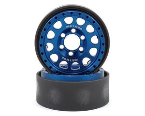 Method 105 1.9" Beadlock Crawler Wheels (Blue/Black) (2)