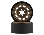 KMC KM236 Tank 2.2" Beadlock Crawler Wheels (Bronze) (2)