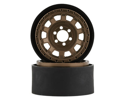 KMC KM236 Tank 2.2" Beadlock Crawler Wheels (Bronze) (2)