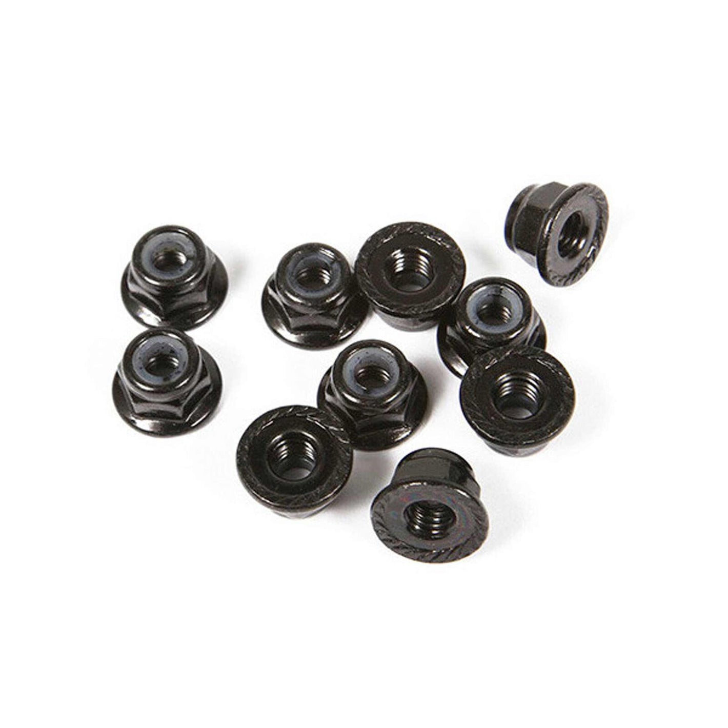 4mm Flanged Wheel Lock Nuts (10)