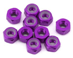 3mm Aluminum Lock Nuts (Purple) (10)