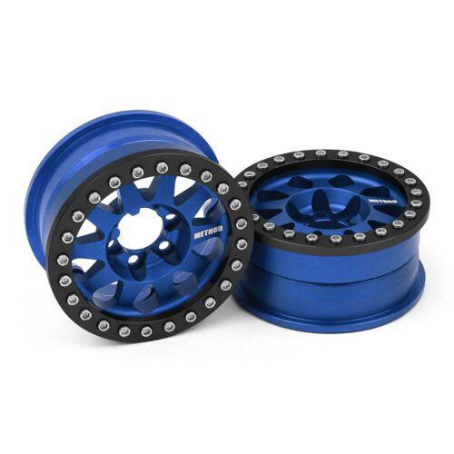 Method 101 V2 1.9" Beadlock Crawler Wheels (Blue/Black) (2)