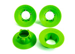 Wheel Covers, Green (4)