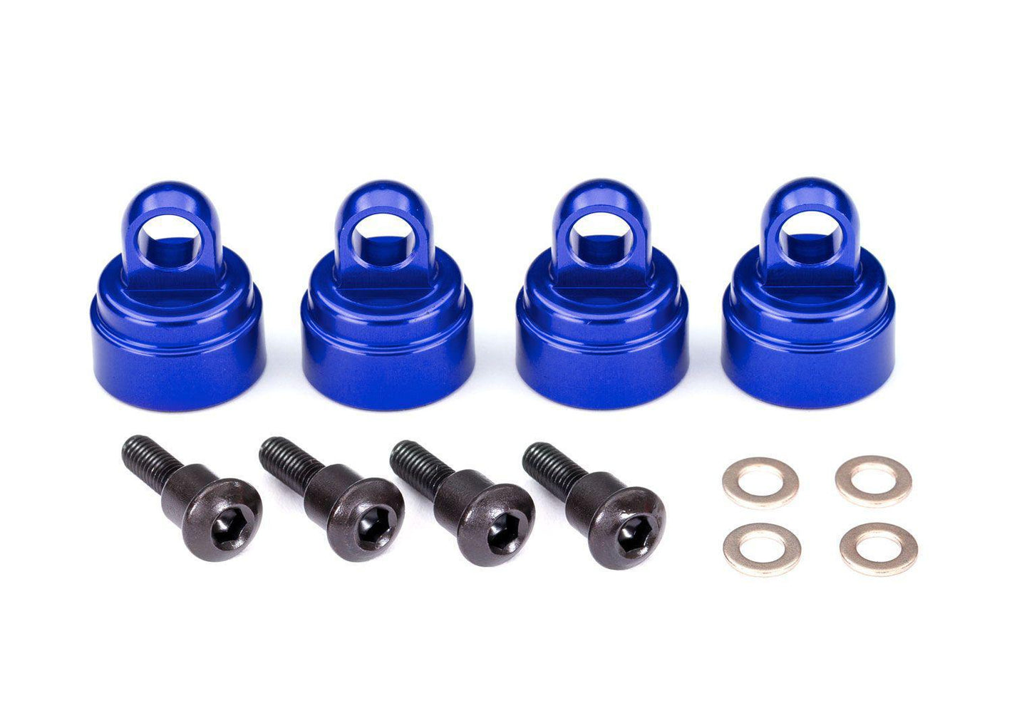 Aluminum Ultra Shock Cap (Blue) (4)