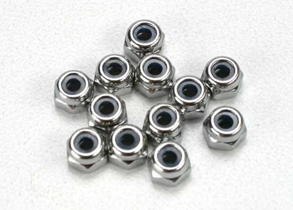 Traxxas Nuts, 2.5Mm Nylon Locking (12) 5158