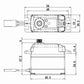 Savox SV-1270TGP Digital "Monster Torque" Titanium Gear Servo (High Voltage) SAVSV1270TGP