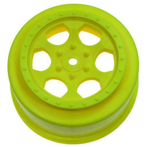 12mm Hex "Trinidad" Short Course Wheels (Yellow) (2) (22SCT/TEN-SCTE)