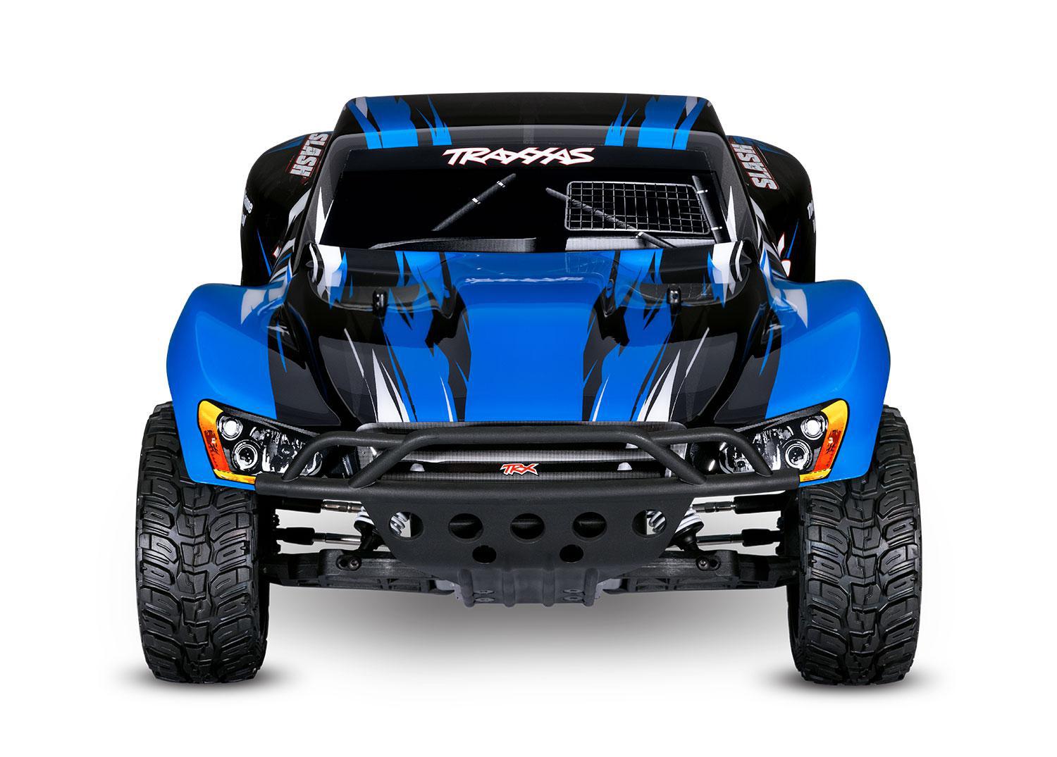 Traxxas Slash 1/10 RTR Electric 2WD Short Course Truck (Blue) (Red)  w/TQ 2.4GHz Radio System 58024-BLUER