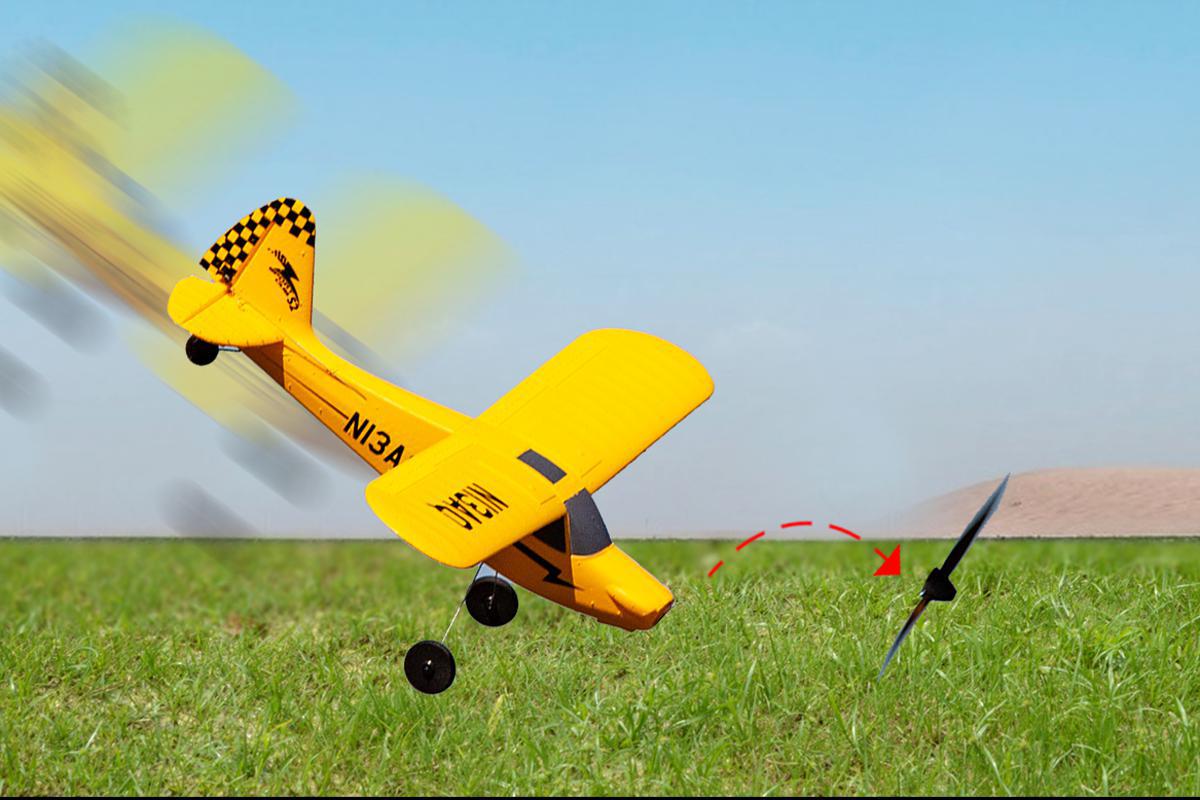 Rage RC Micro Sport Cub 400 3-Channel RTF Airplane with PASS System RGRA1118