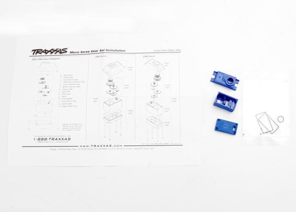 Traxxas 2063 - Servo case/gaskets (for 2065 waterproof sub-micro servo)