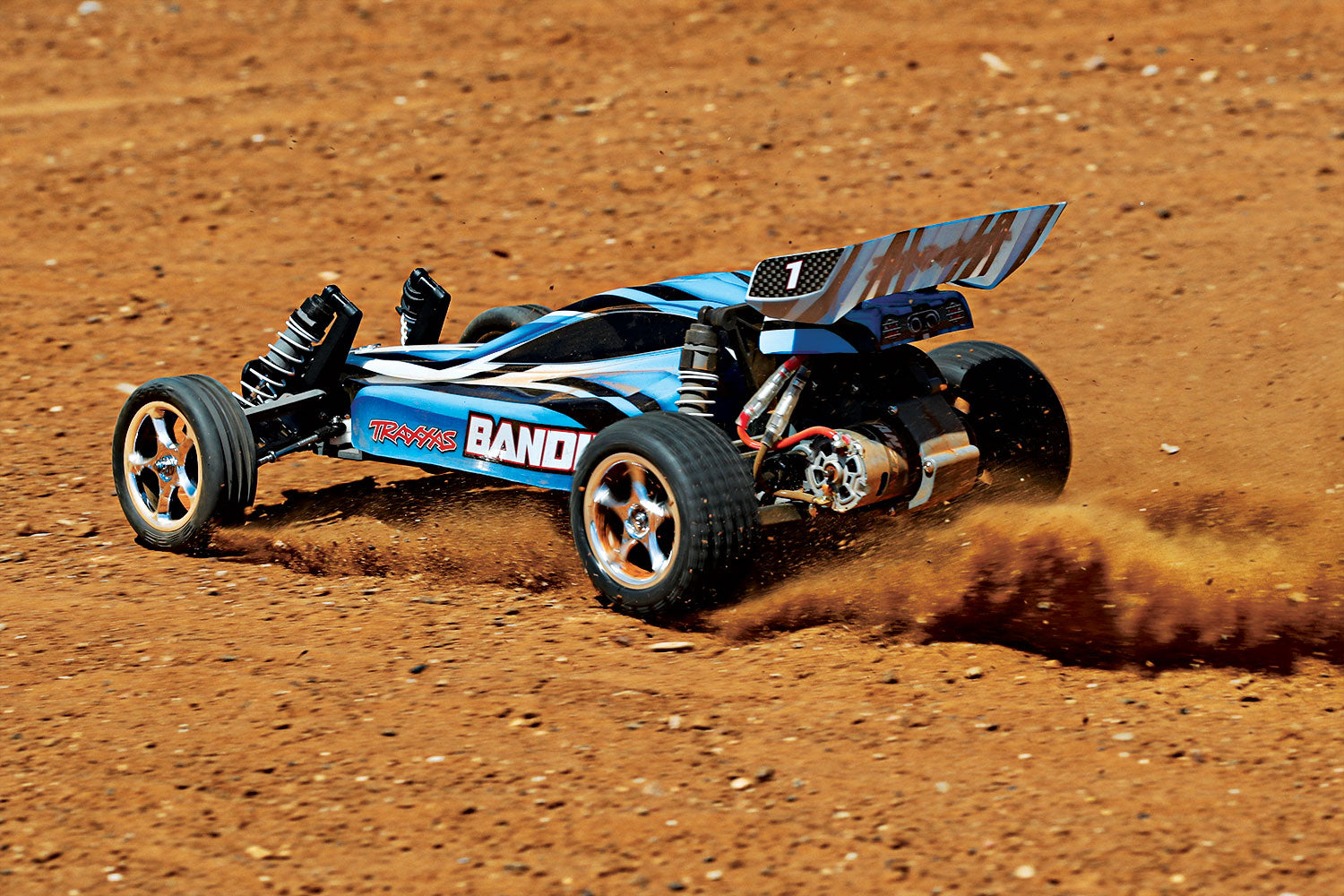 Traxxas Bandit 1/10 RTR 2WD Electric Buggy (Blue) XL 24054-1BLUE