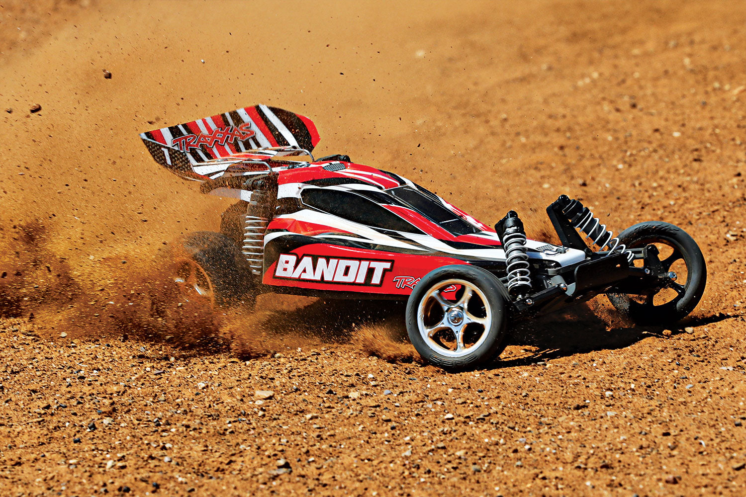 Traxxas Bandit 1/10 RTR 2WD Electric Buggy (Red) XL 24054-1RED