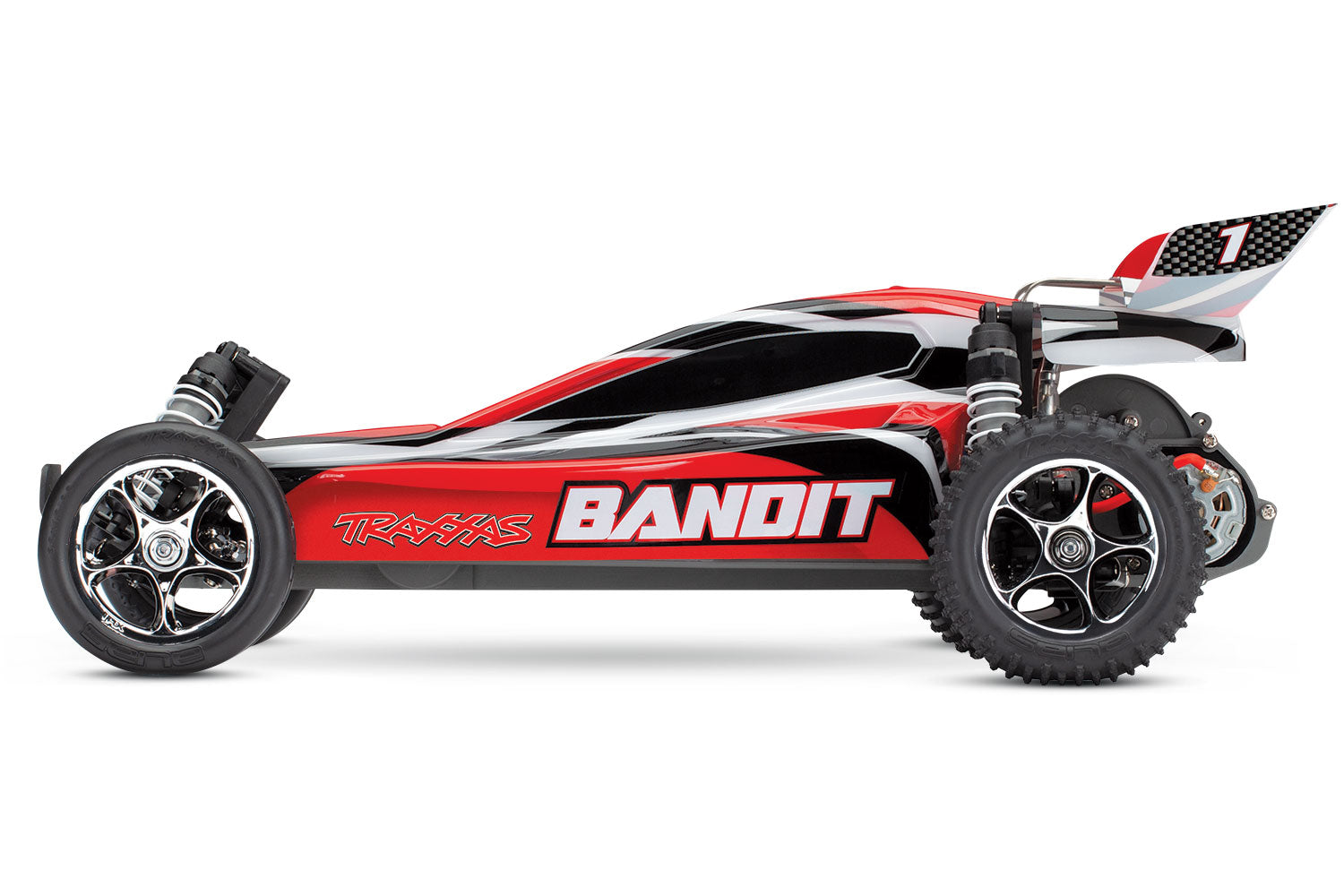 Traxxas Bandit 1/10 RTR 2WD Electric Buggy (Red) XL 24054-1RED