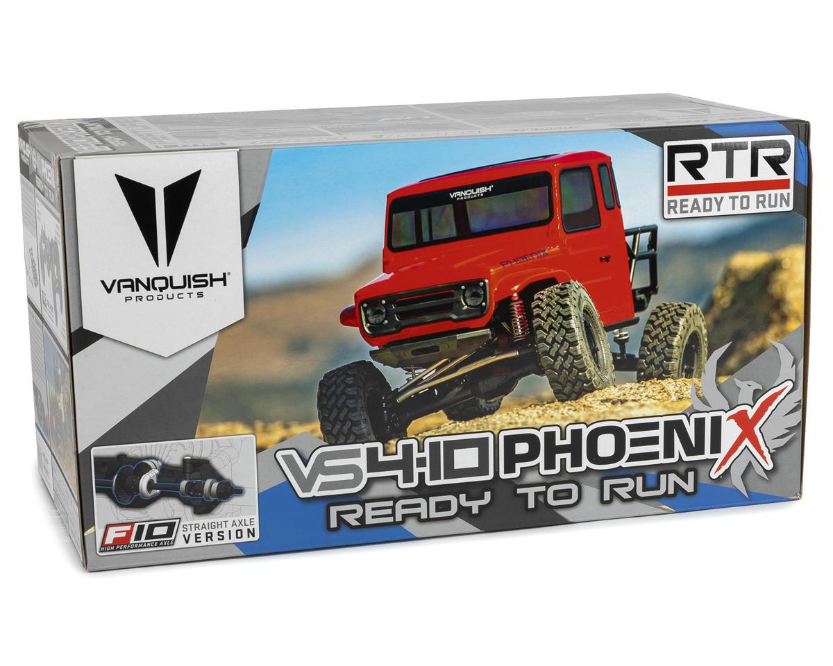 Vanquish Products VS4-10 Phoenix Straight Axle RTR Rock Crawler (Red) VPS09011A