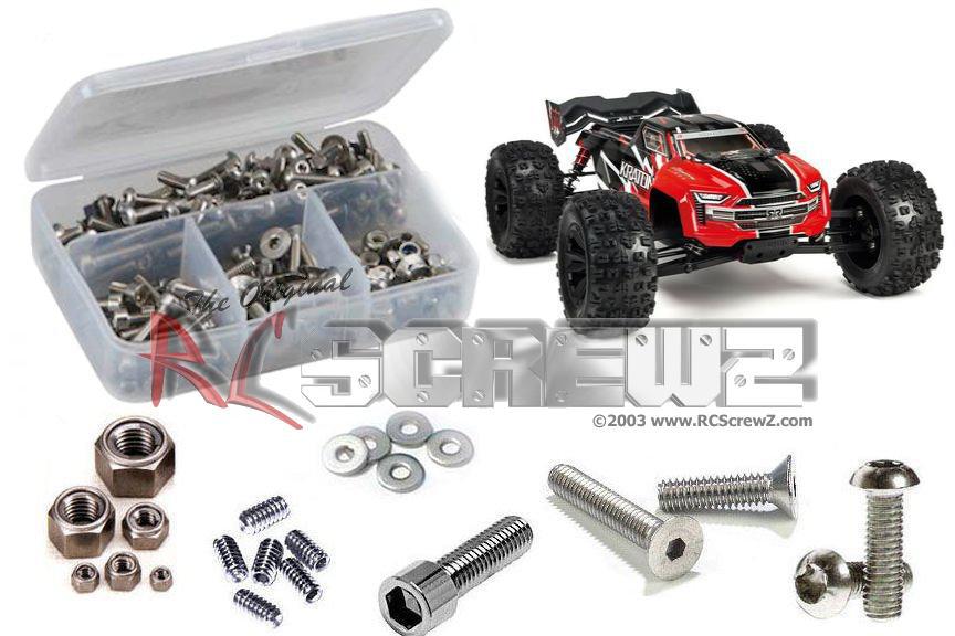 RC Screwz Arrma Kraton 6s BLX V4 Stainless Steel Screw Kit RCZARA029