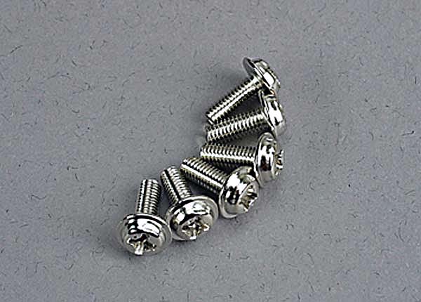 Traxxas 3x8mm Washerhead Phillips Screw (6) 3185