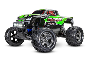 Traxxas Stampede w/ LED Lights 1/10 RTR 36054-61GRN