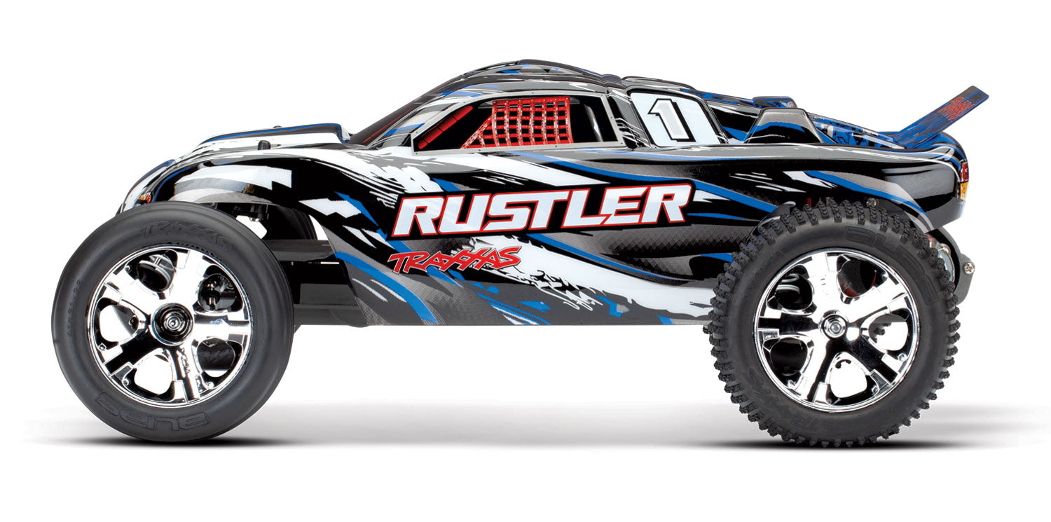 Traxxas Rustler 1/10 RTR Stadium Truck BlueX XL-5 37054-1BLUE