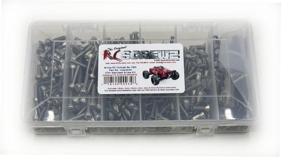 RC Screwz Arrma Outcast 8S Stainless Steel Screw Kit RCZARA034