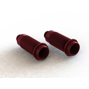 Aluminum Shock Body, 16x62mm Red (2)