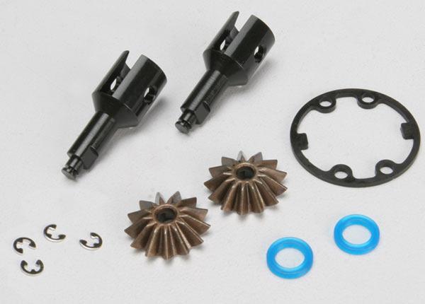 Traxxas 5125 Drive Cups, Inner (2) (Jato®) (For Steel Constant-Velocity Driveshafts)/ Differential Spider Gears (2)/ Gaskets, Hardware