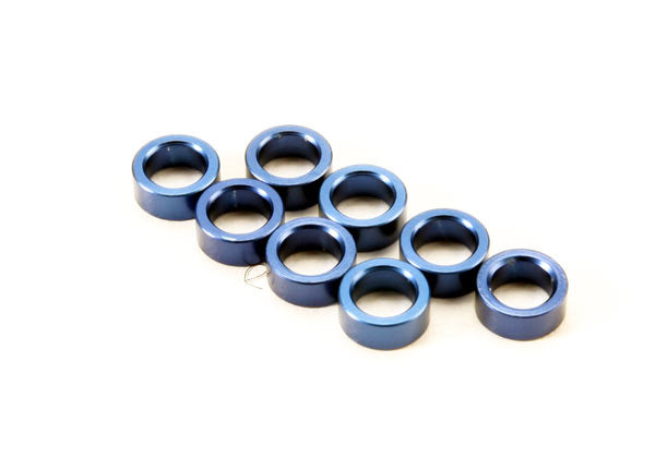 Traxxas Aluminum Pushrod Spacers Blue (8) TRA5133A