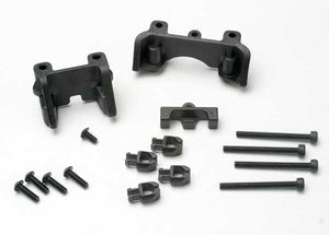 Traxxas Revo Shock Mounts front & Rear w/wire clip (1), chassis wire clips (4), 3 5317