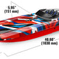 Traxxas DCB M41 Widebody 40" Catamaran High Performance 6S Race Boat (Red) 57046-4REDR