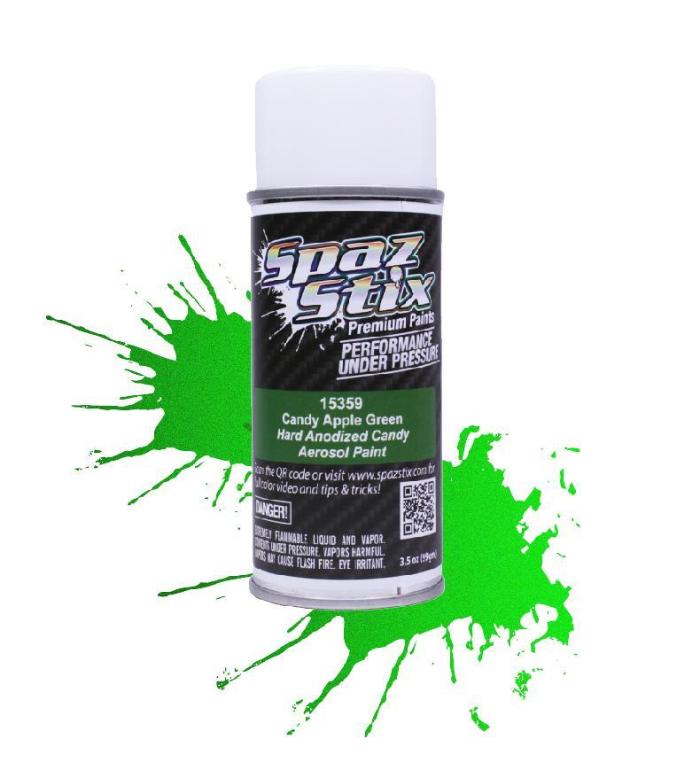 Spaz Stix SZX15359 CANDY APPLE GREEN AEROSOL PAINT 3.5OZ