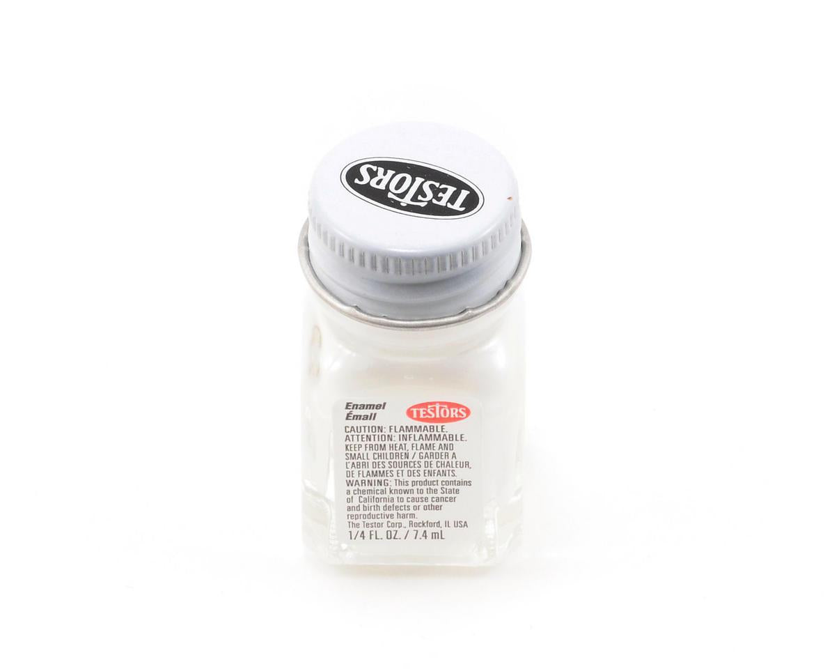 Testors Flat White Enamel Paint (1/4oz) TES1168TT