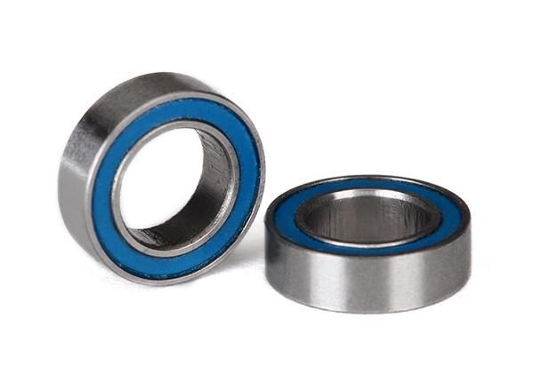 Traxxas Ball Bearings, Blue Rubber Sealed (6X10X3Mm) (2) 5105